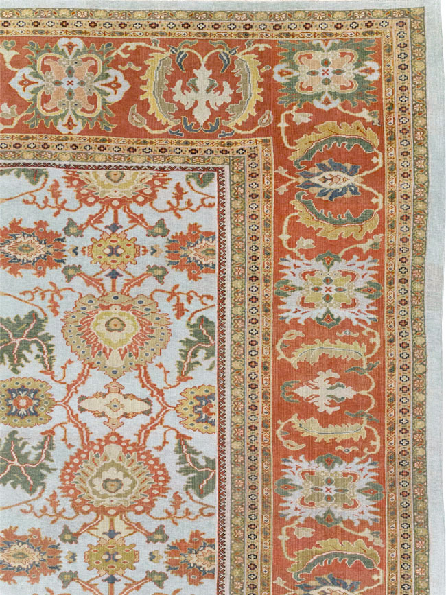 Antique Persian Sultanabad Large Square Carpet, No.30771 - Gss