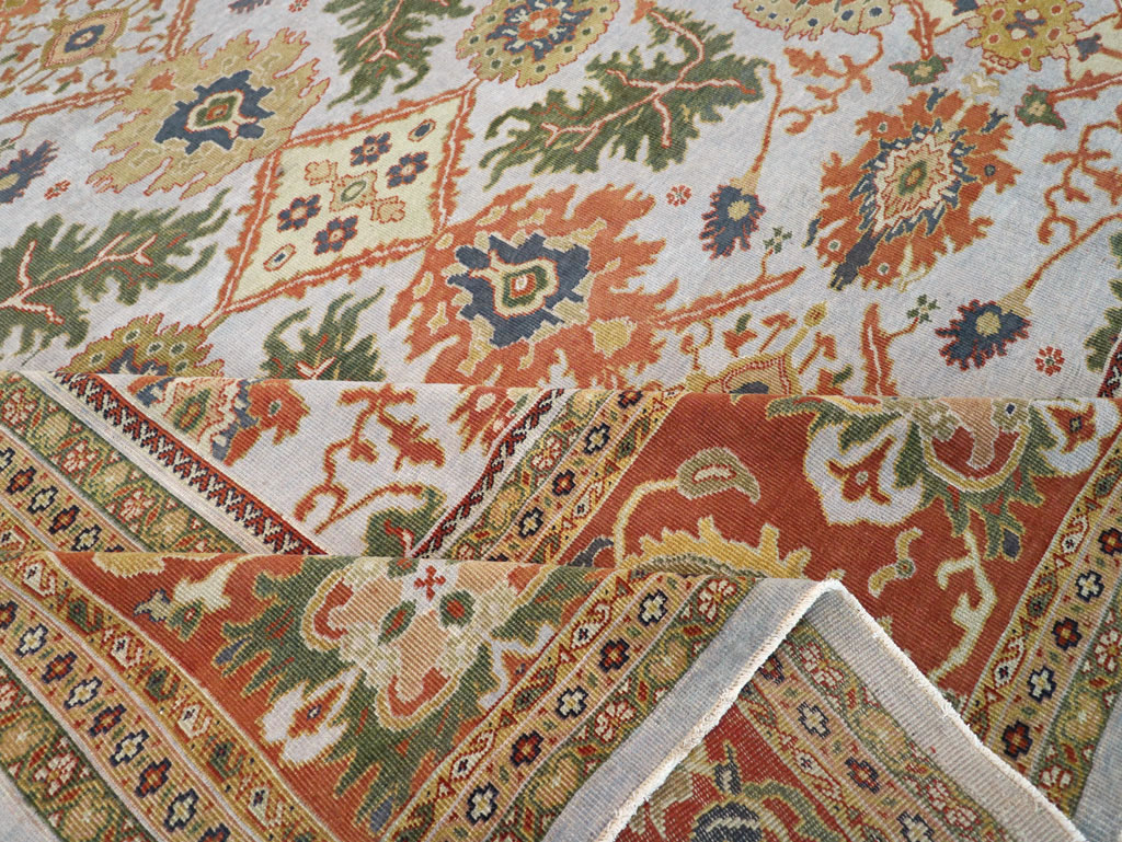 Antique Persian Sultanabad Large Square Carpet, No.30771 - Gss