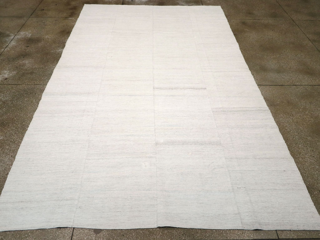 Vintage Turkish Flatweave Kilim Room Size Carpet, No.30774 - Gss