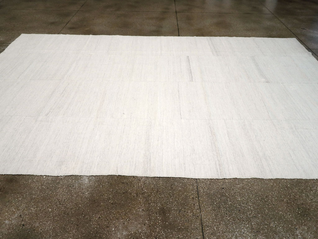 Vintage Turkish Flatweave Kilim Room Size Carpet, No.30774 - Gss