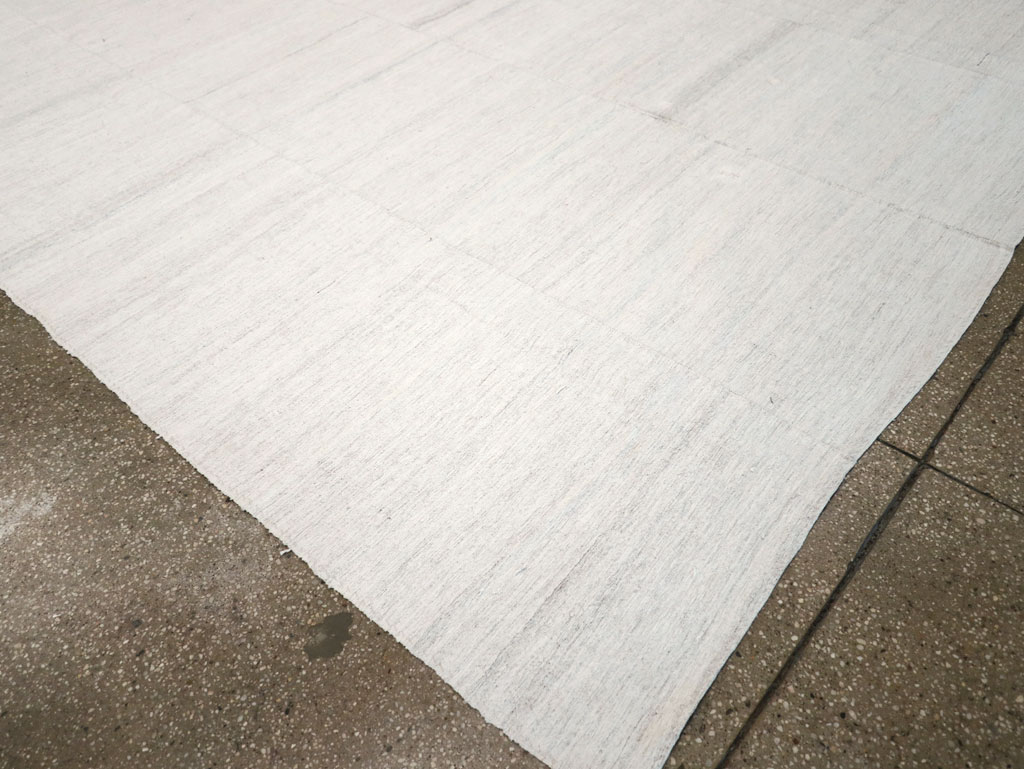 Vintage Turkish Flatweave Kilim Room Size Carpet, No.30774 - Gss