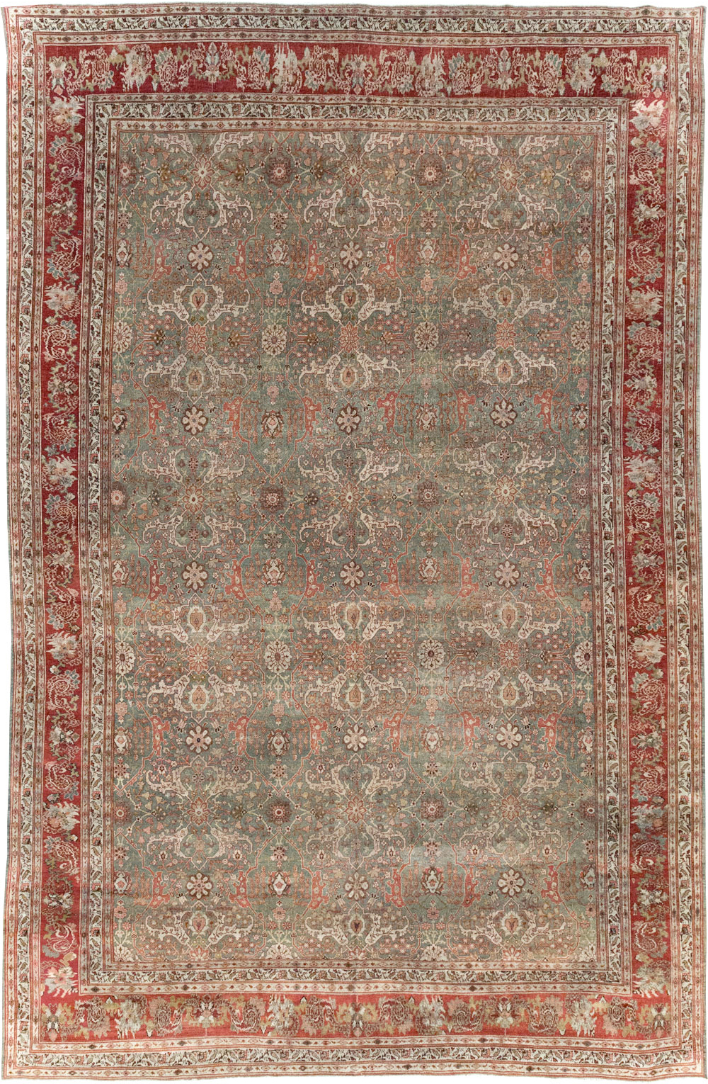 Antique Persian Bidjar Large Carpet, No.30778 - Gss