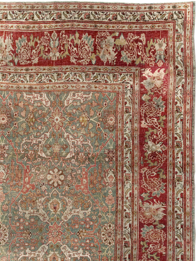 Antique Persian Bidjar Large Carpet, No.30778 - Gss