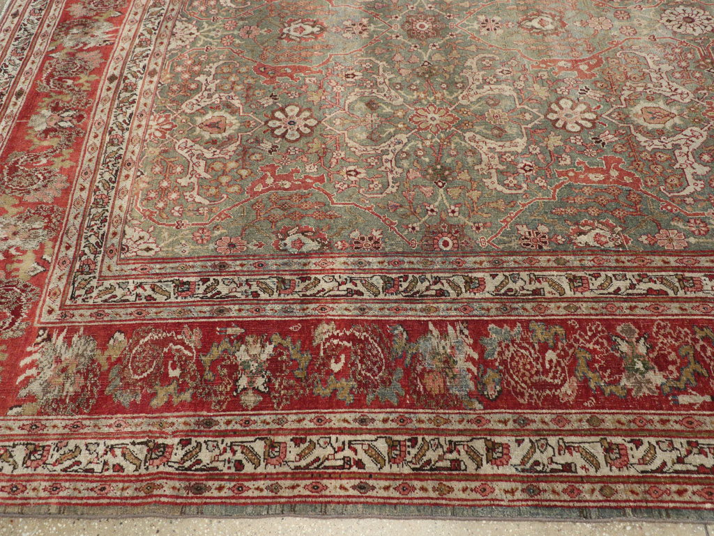 Antique Persian Bidjar Large Carpet, No.30778 - Gss