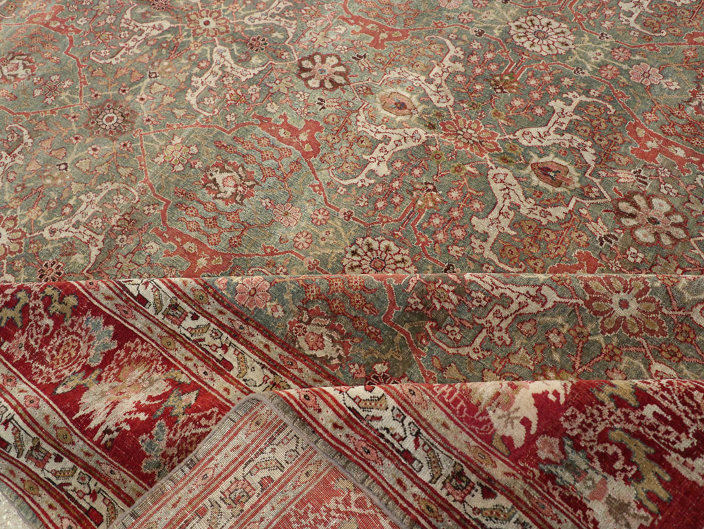 Antique Persian Bidjar Large Carpet, No.30778 - Gss