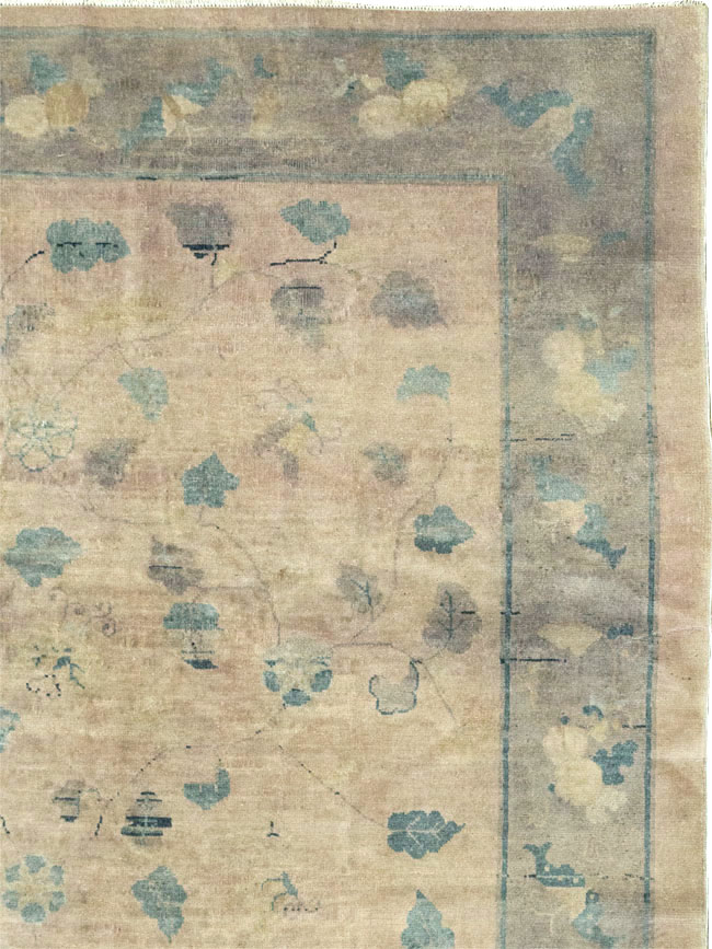 Vintage Chinese Room Size Carpet, No.30785 - Gss