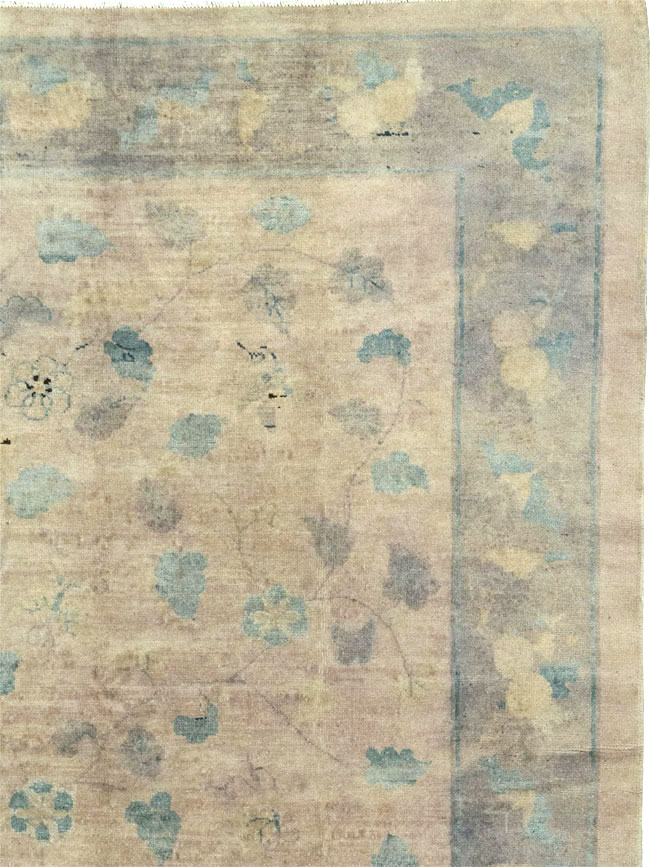 Vintage Chinese Room Size Carpet, No.30785 - Gss