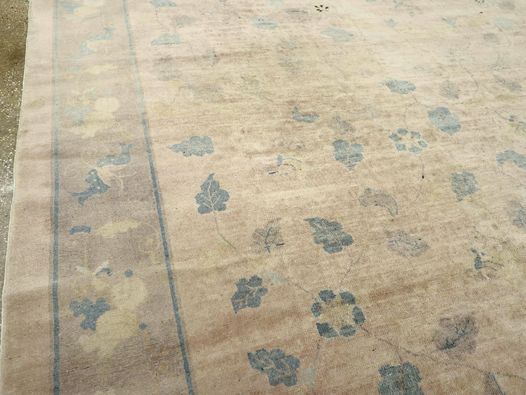 Vintage Chinese Room Size Carpet, No.30785 - Gss
