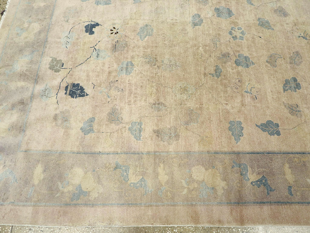 Vintage Chinese Room Size Carpet, No.30785 - Gss