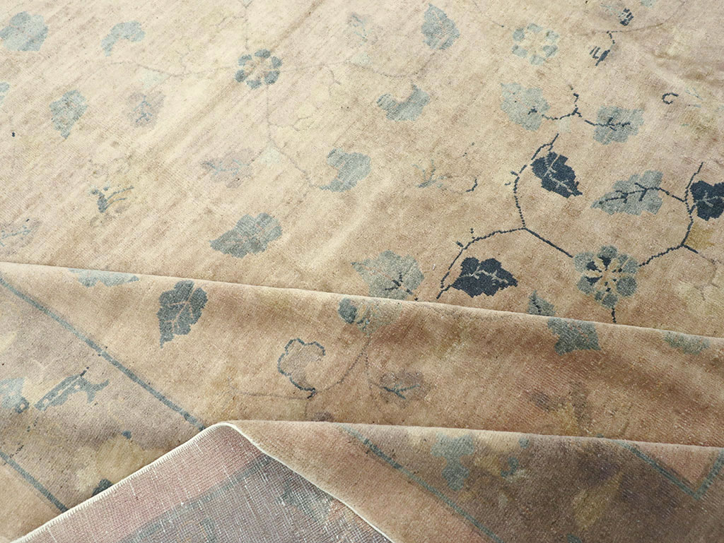 Vintage Chinese Room Size Carpet, No.30785 - Gss