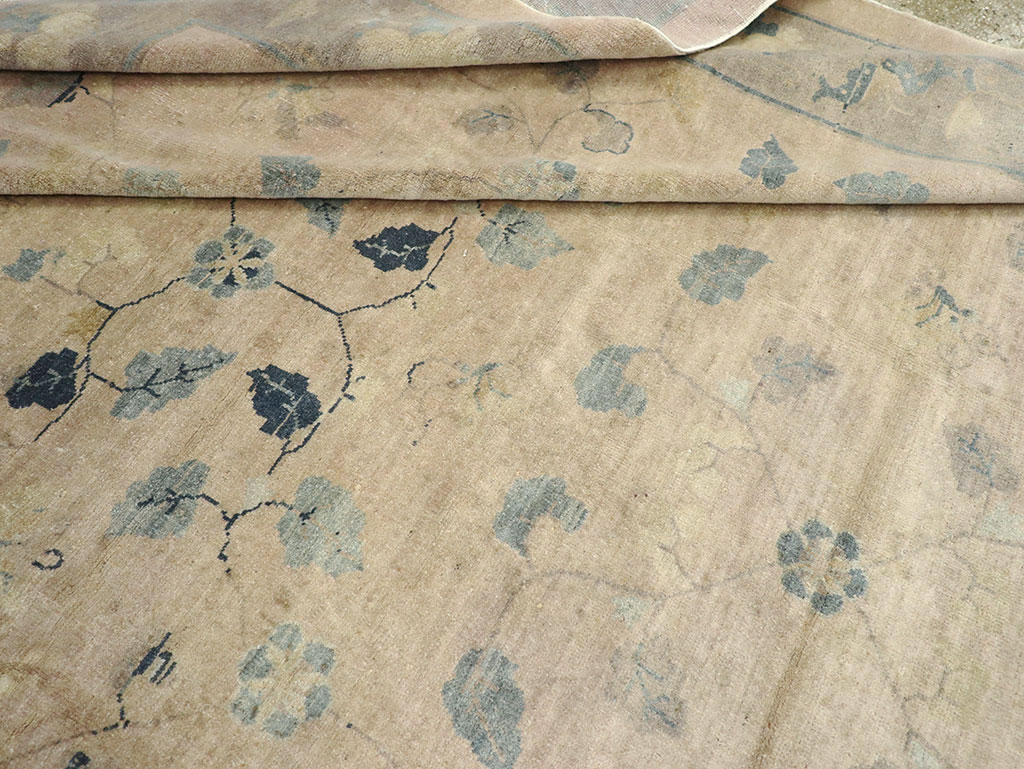 Vintage Chinese Room Size Carpet, No.30785 - Gss