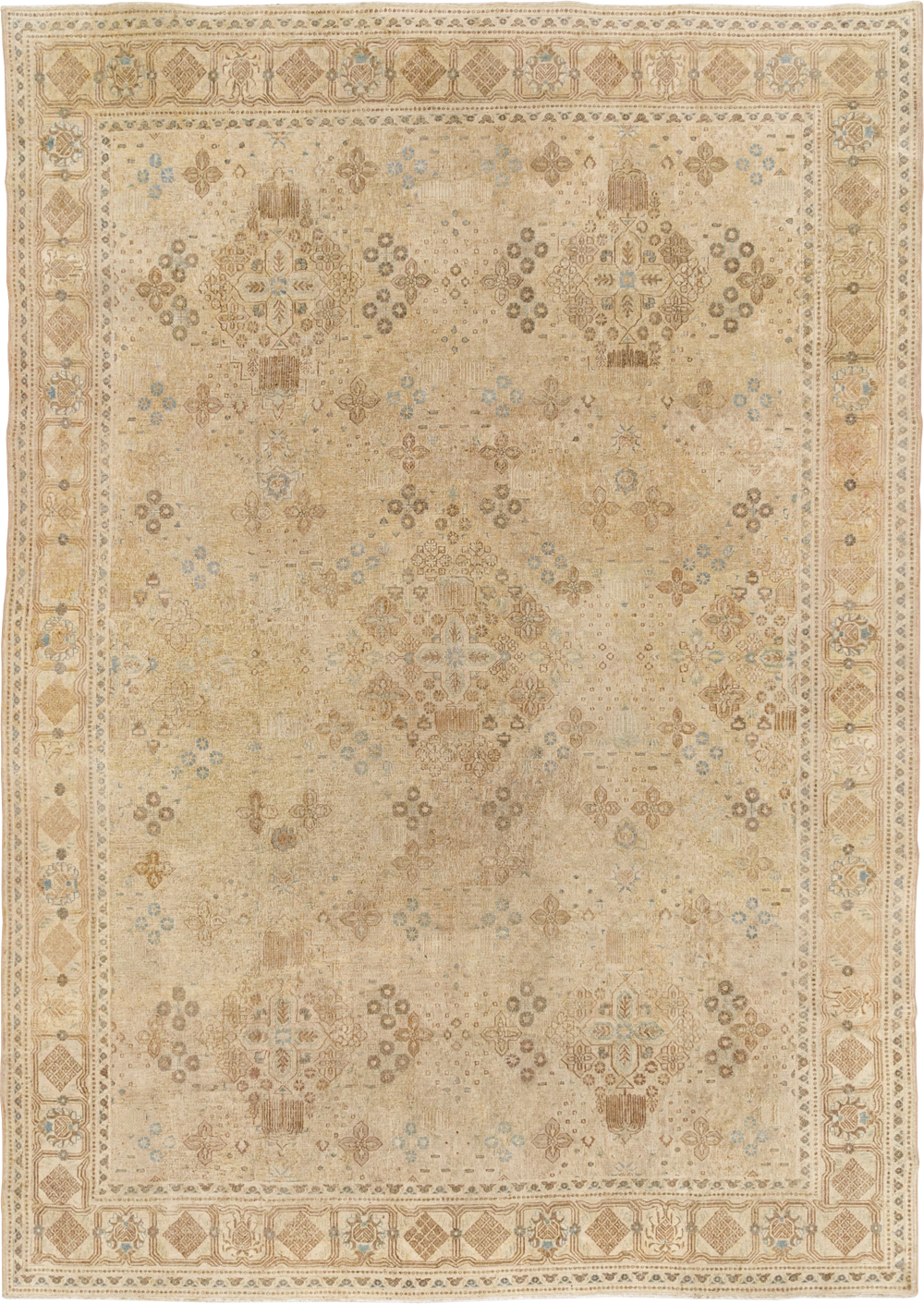 Vintage Persian Joshegan Room Size Carpet, No.30786 - Gss