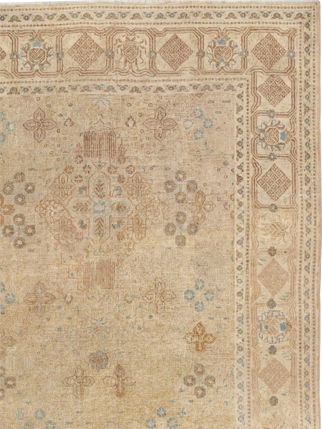 Vintage Persian Joshegan Room Size Carpet, No.30786 - Gss