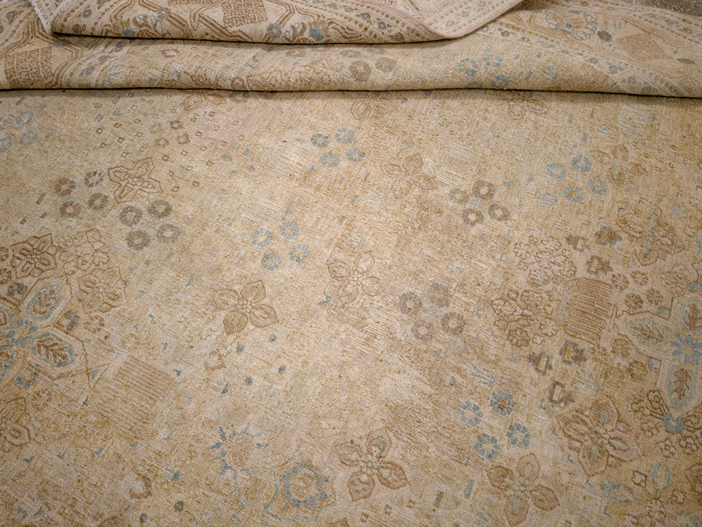 Vintage Persian Joshegan Room Size Carpet, No.30786 - Gss