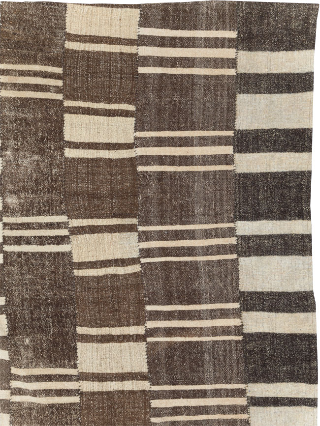 Modern Turkish Flatweave Kilim, No.30789 - Gss