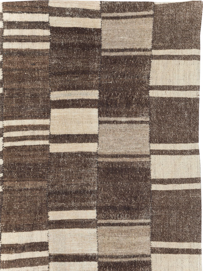 Modern Turkish Flatweave Kilim, No.30789 - Gss