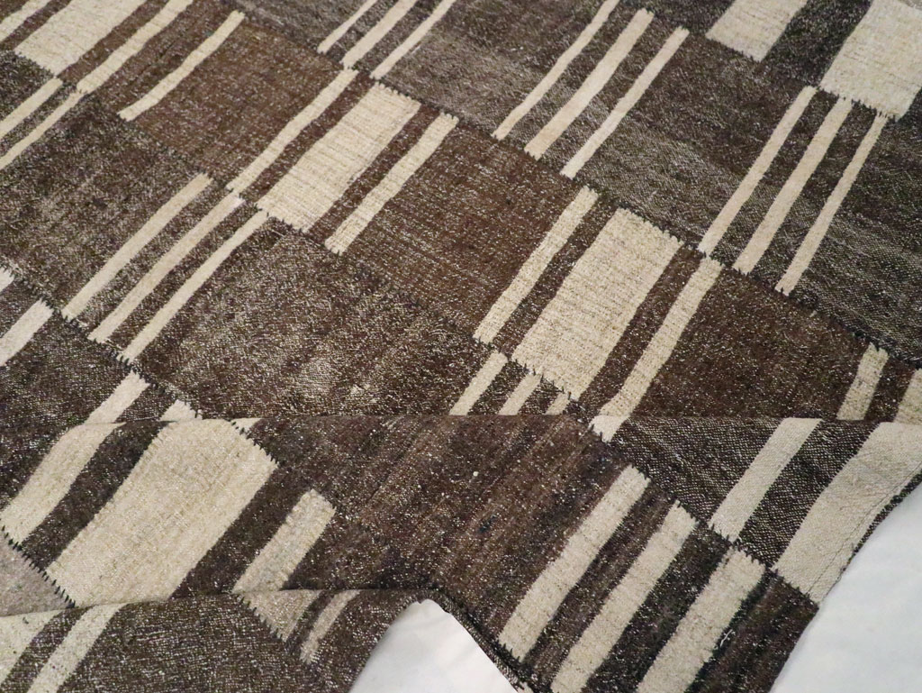 Modern Turkish Flatweave Kilim, No.30789 - Gss