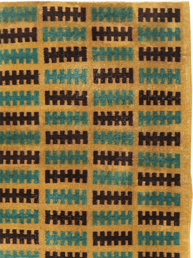 Vintage Turkish Anatolian Deco Rug, No.30794 - Gss