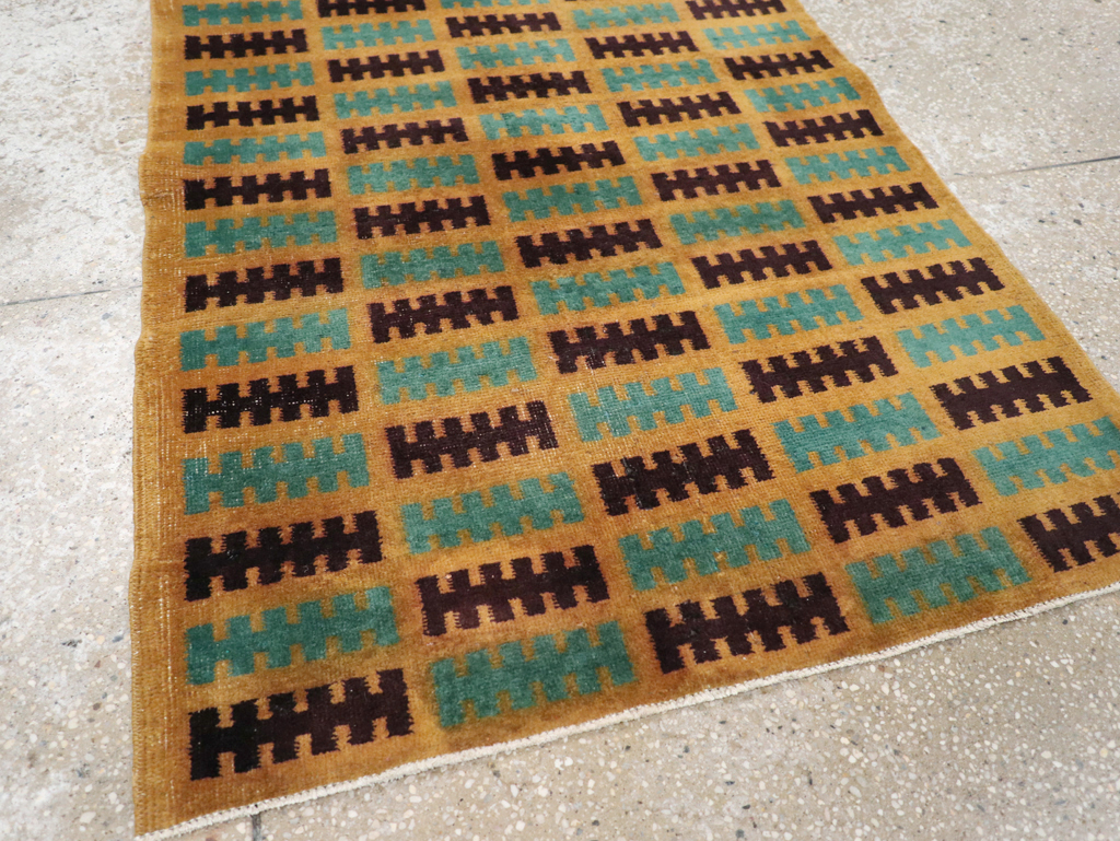 Vintage Turkish Anatolian Deco Rug, No.30794 - Gss