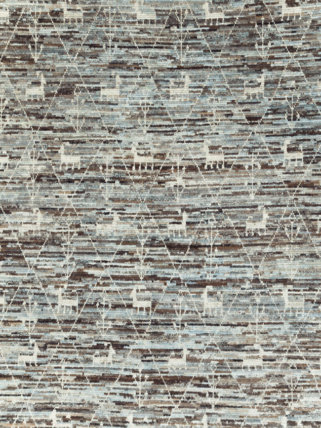 Moroccan Inspired Turkish Room Size Carpet, No.30802 - Gss