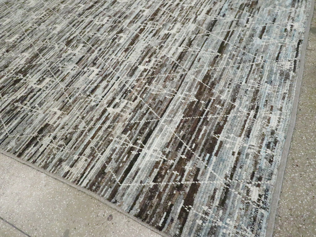 Moroccan Inspired Turkish Room Size Carpet, No.30802 - Gss