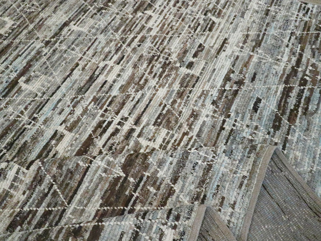 Moroccan Inspired Turkish Room Size Carpet, No.30802 - Gss