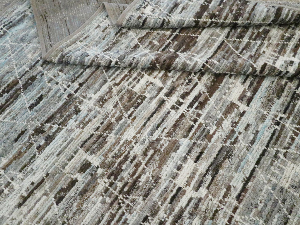 Moroccan Inspired Turkish Room Size Carpet, No.30802 - Gss