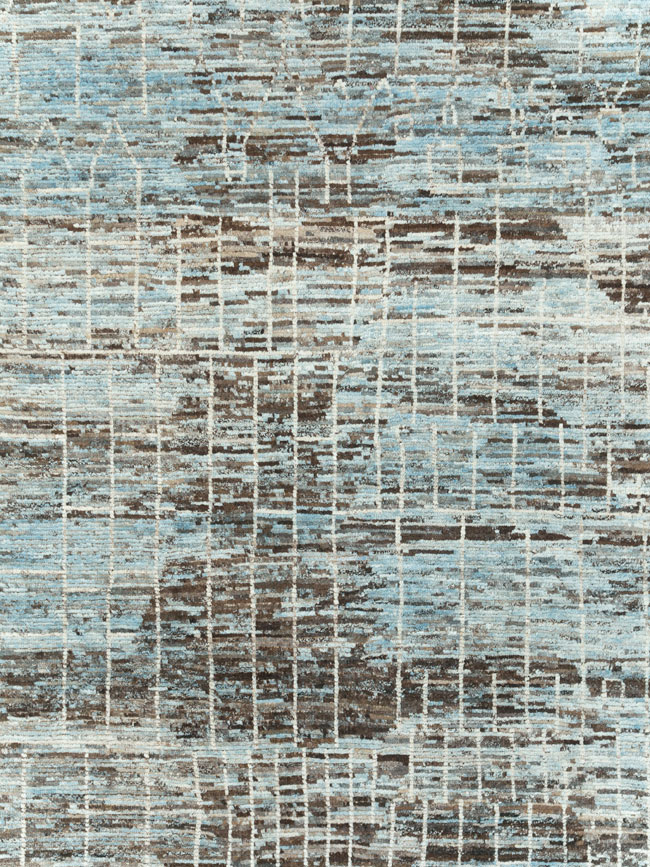 Moroccan Inspired Contemporary Turkish Room Size Carpet, No.30804 - Gss