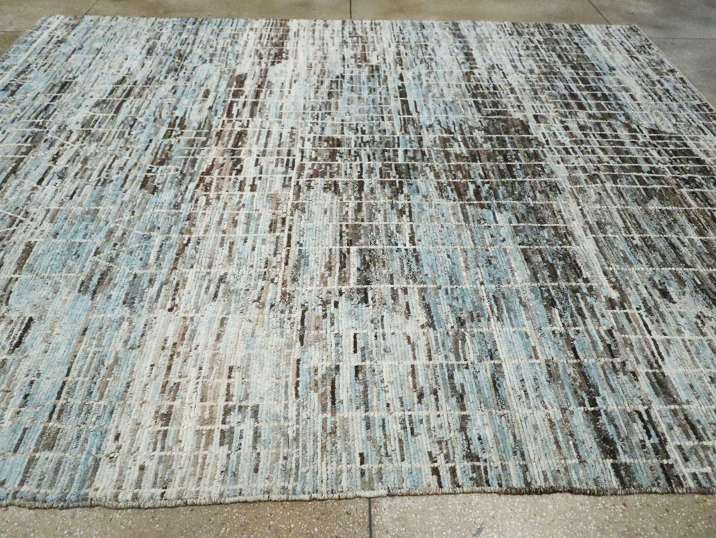 Moroccan Inspired Contemporary Turkish Room Size Carpet, No.30804 - Gss