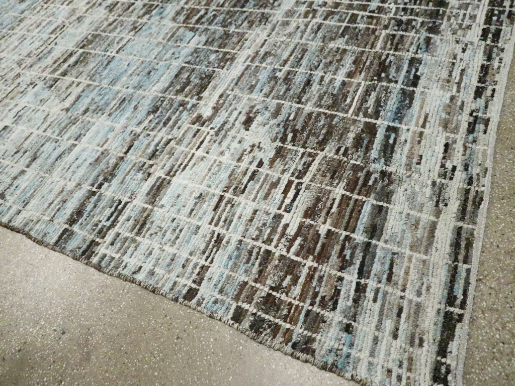 Moroccan Inspired Contemporary Turkish Room Size Carpet, No.30804 - Gss