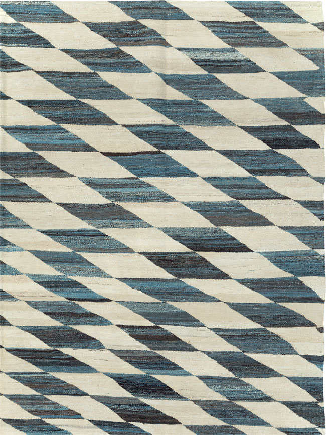 Modern Turkish Flatweave, No.30806 - Gss