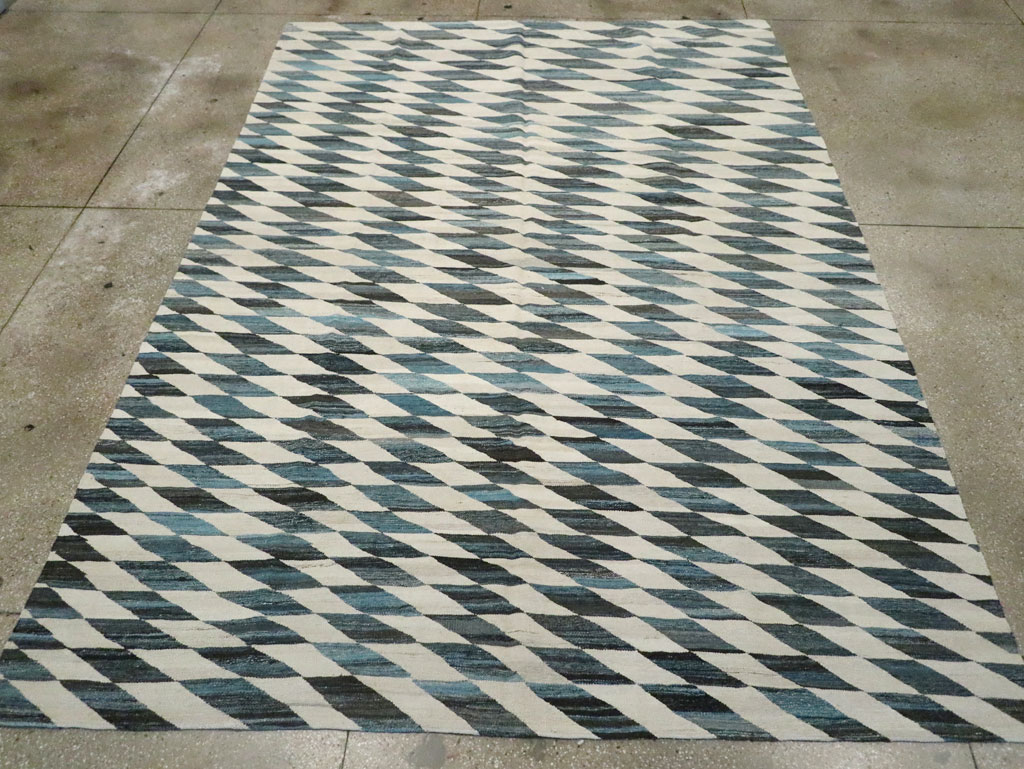Modern Turkish Flatweave Kilim , No.30806 - Gss
