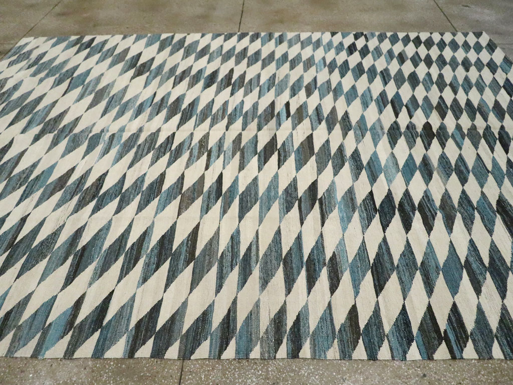Modern Turkish Flatweave, No.30806 - Gss