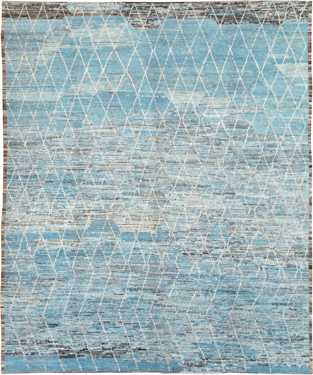 Moroccan Inspired Contemporary Turkish Large Room Size Carpet, No.30808 - Gss