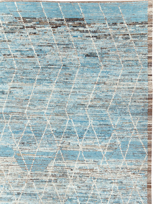 Moroccan Inspired Contemporary Turkish Large Room Size Carpet, No.30808 - Gss