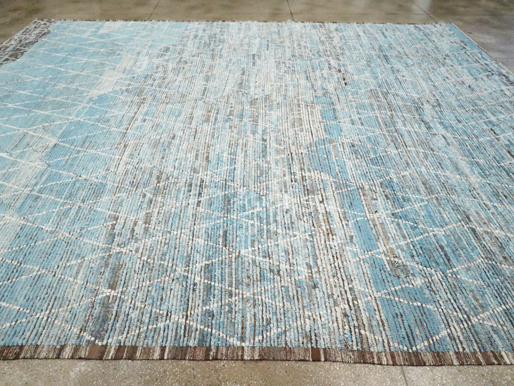 Moroccan Inspired Contemporary Turkish Large Room Size Carpet, No.30808 - Gss