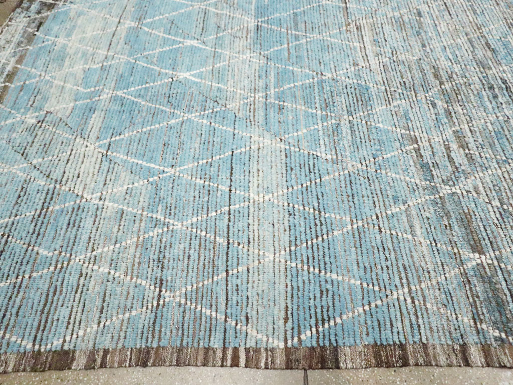 Moroccan Inspired Contemporary Turkish Large Room Size Carpet, No.30808 - Gss