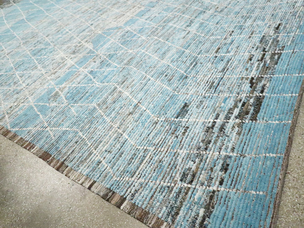 Moroccan Inspired Contemporary Turkish Large Room Size Carpet, No.30808 - Gss