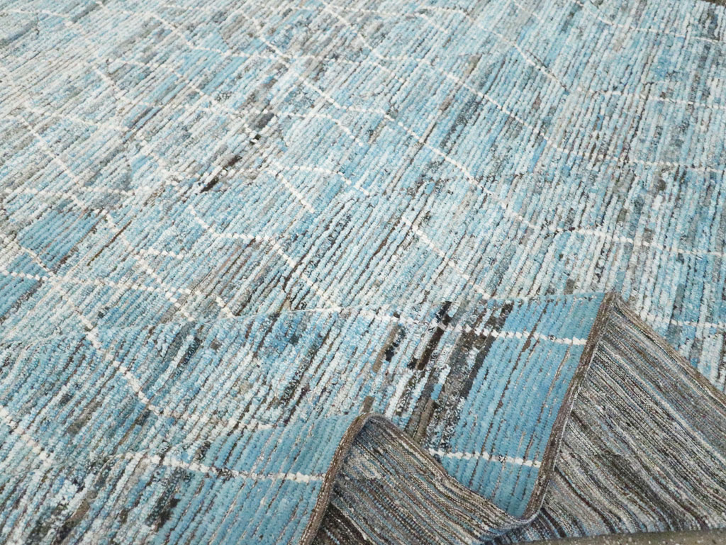 Moroccan Inspired Contemporary Turkish Large Room Size Carpet, No.30808 - Gss