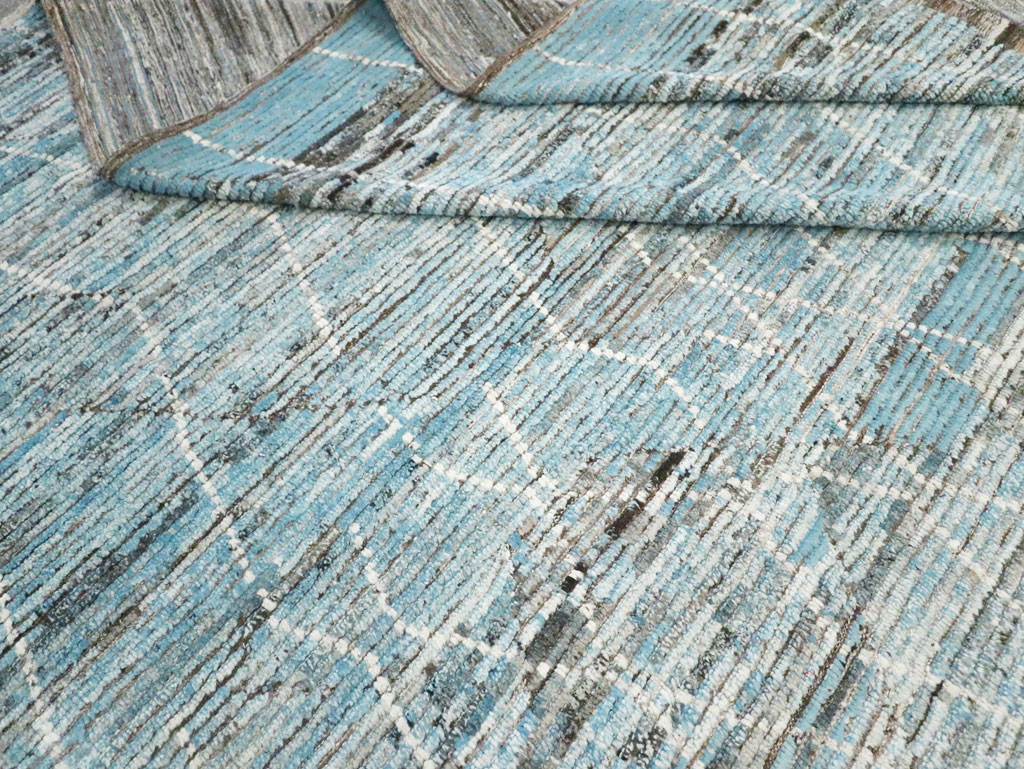 Moroccan Inspired Contemporary Turkish Large Room Size Carpet, No.30808 - Gss