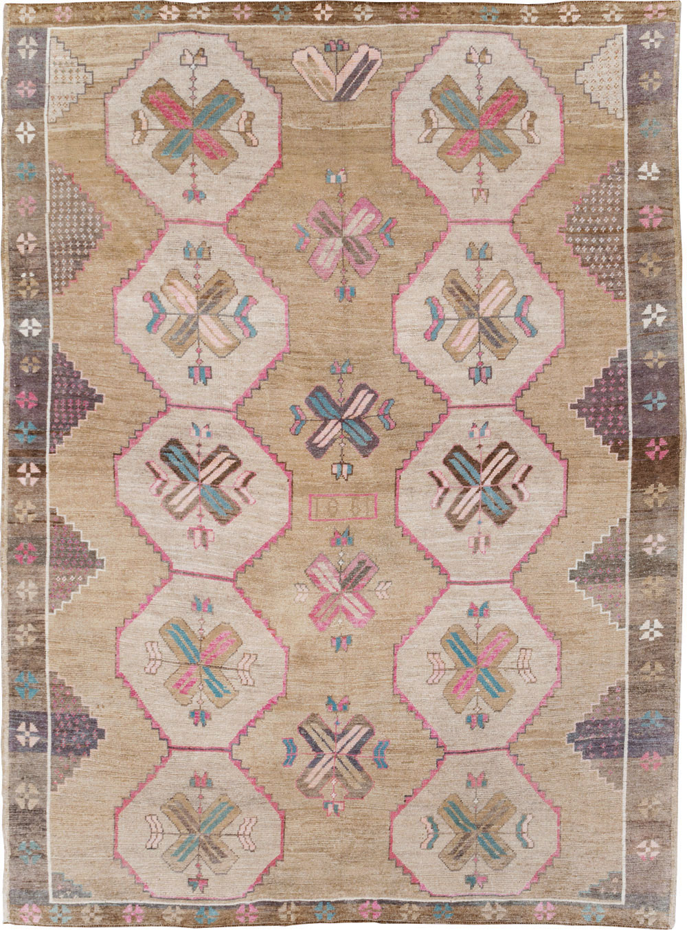 Vintage Turkish Anatolian Room Size Carpet, No.30816 - Gss