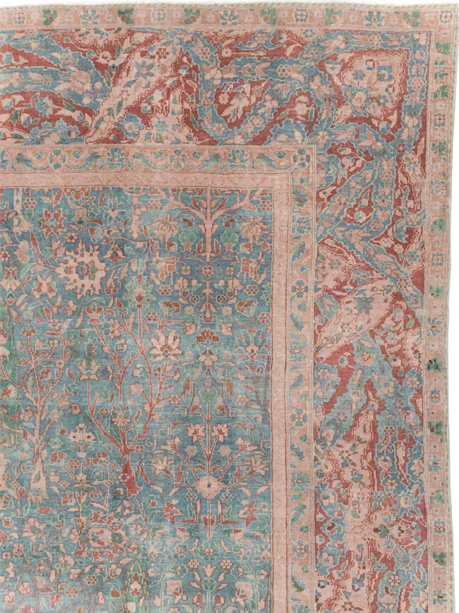 Vintage Indian Lahore Oversize Carpet, No.30820 - Gss