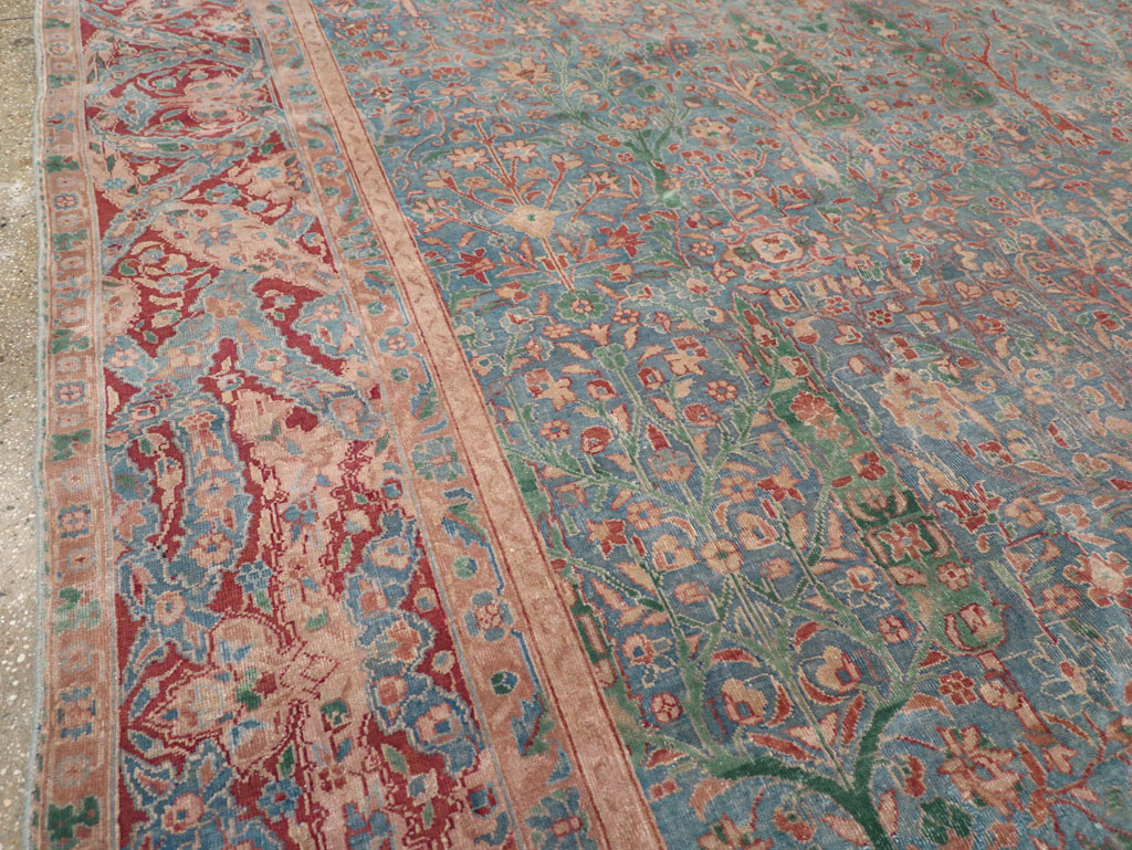 Vintage Indian Lahore Oversize Carpet, No.30820 - Gss