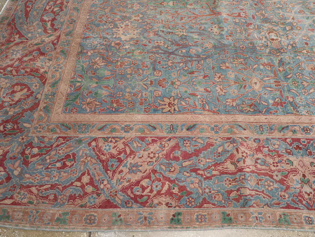 Vintage Indian Lahore Oversize Carpet, No.30820 - Gss