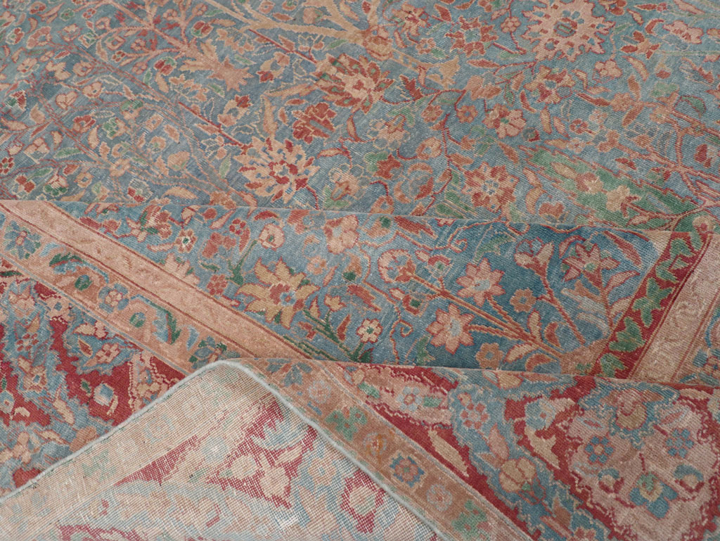 Vintage Indian Lahore Oversize Carpet, No.30820 - Gss