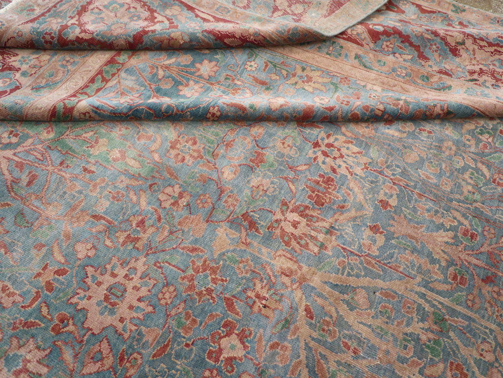 Vintage Indian Lahore Oversize Carpet, No.30820 - Gss