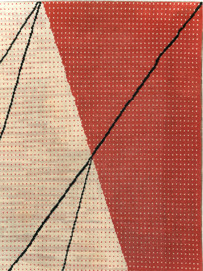 Vintage Czech Art Deco Large Room Size Carpet By Antonin Kybal, No.30824 - Gss