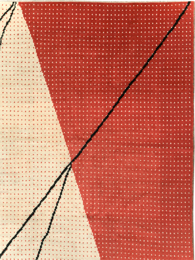 Vintage Czech Art Deco Large Room Size Carpet By Antonin Kybal, No.30824 - Gss