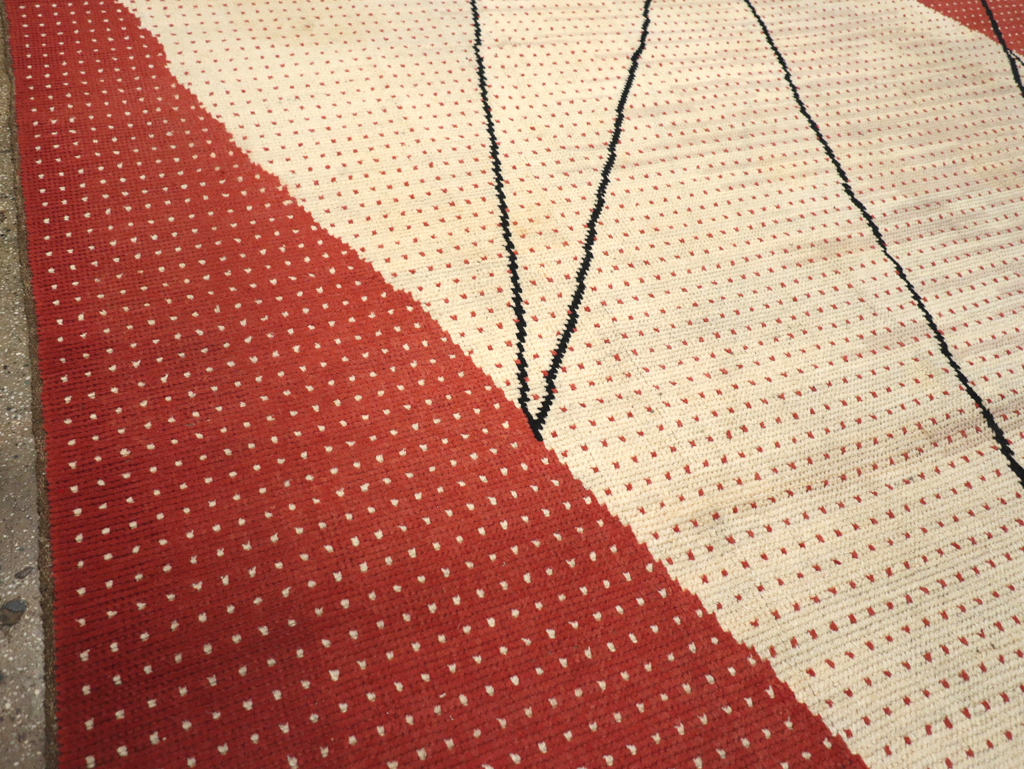 Vintage Czech Art Deco Large Room Size Carpet By Antonin Kybal, No.30824 - Gss