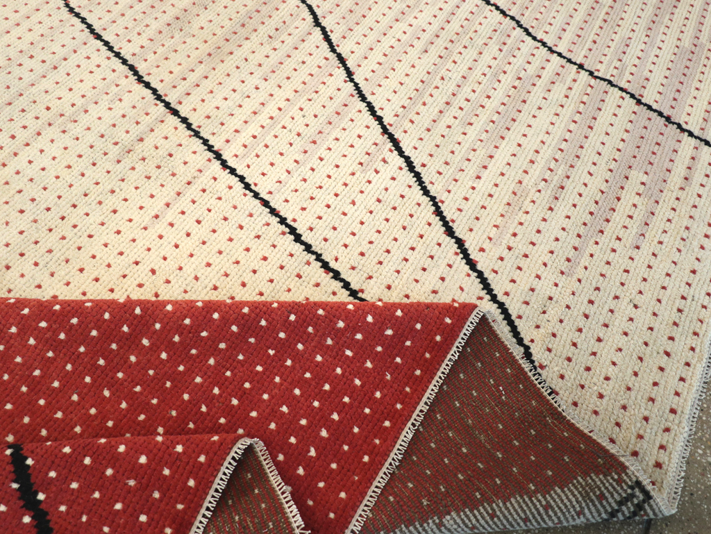 Vintage Czech Art Deco Large Room Size Carpet By Antonin Kybal, No.30824 - Gss